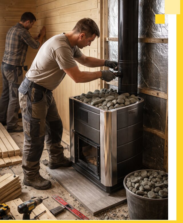 Проектирование и строительство парилок для бани в Мирном под ключ