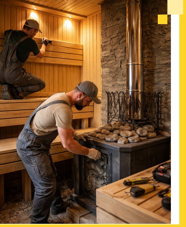 Комплексный дизайн бань, саун и зон отдыха в Мирном