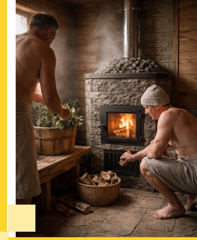 Банные печи под ключ в Мирном от 45491 р. | ЭриданМир кирпичная