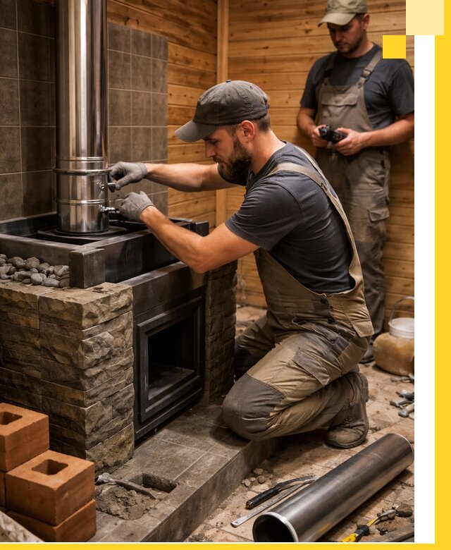 Изготовление и установка банных печей под ключ в Мирном