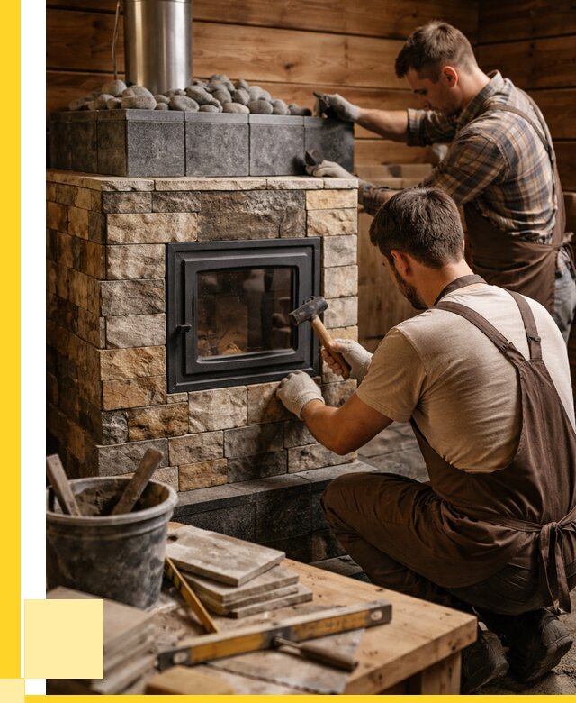 Облицовка банной печи в Мирном от 15164 р. | ЭриданМир