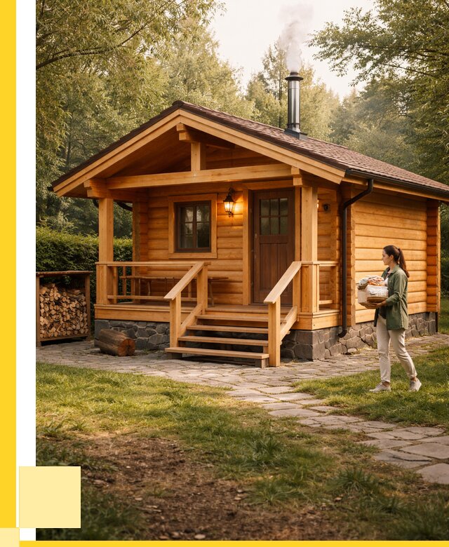 Купить баню под ключ в Мирном от 657085 р. | ЭриданМир