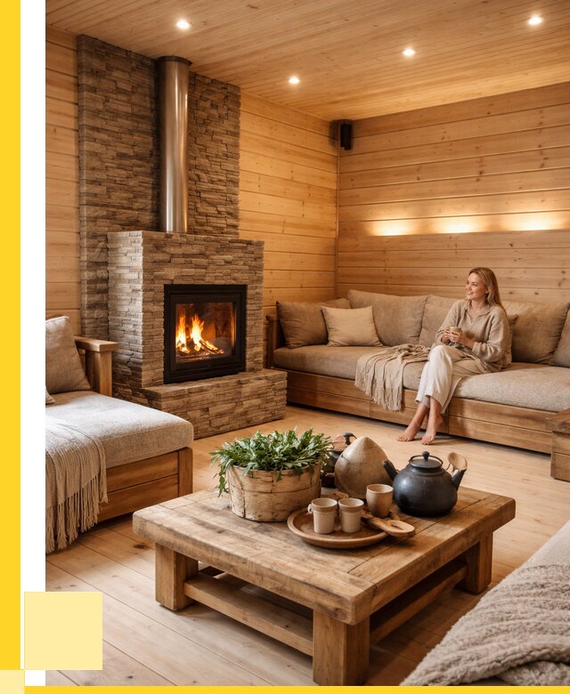 Проект бани с комнатой отдыха в Мирном от 35382 р. | ЭриданМир