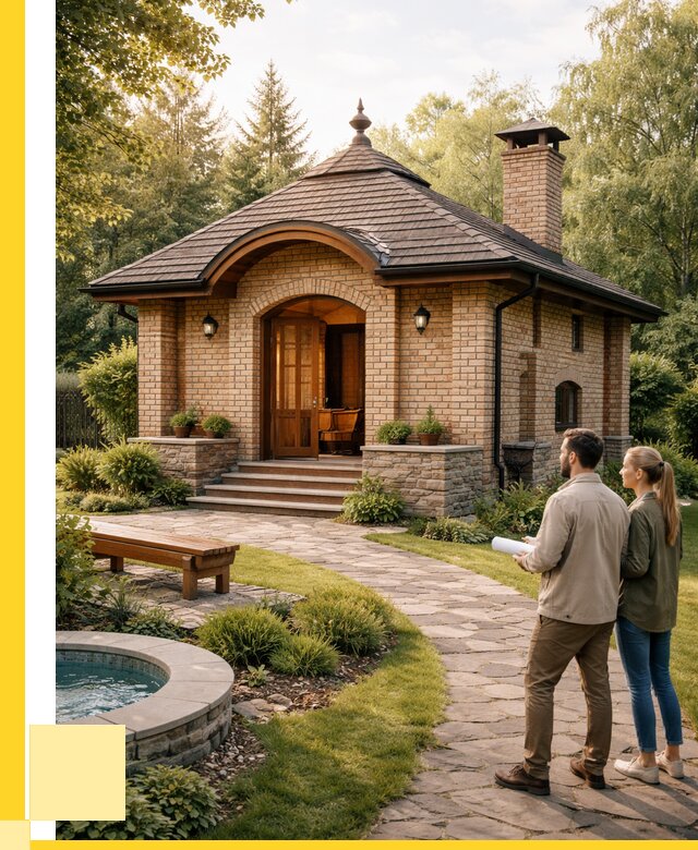 Проект кирпичной бани в Мирном от 30327 р. | ЭриданМир