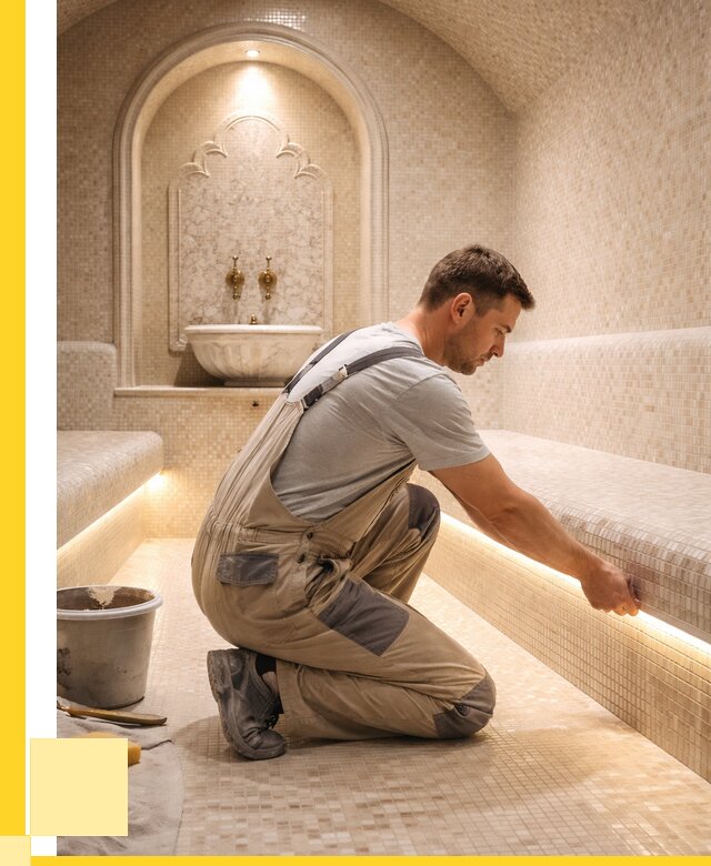 Отделка хамамов под ключ в Мирном от 5560 р. | ЭриданМир