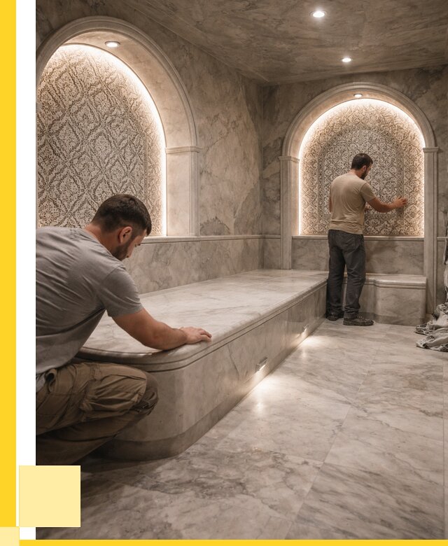 Турецкие бани под ключ в Мирном от 252725 р. | ЭриданМир