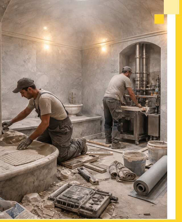 Строительство турецких бань хаммам под ключ в Мирном