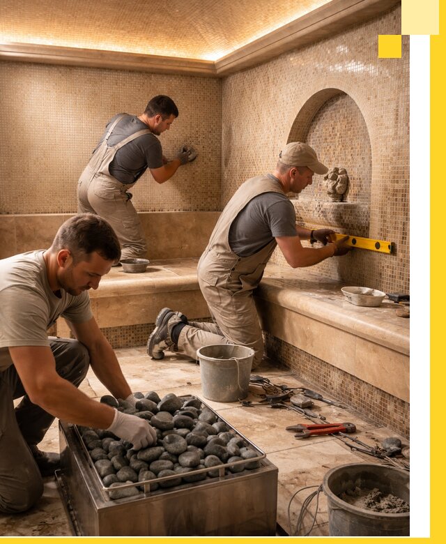 Проектирование и строительство хамама и сауны в Мирном