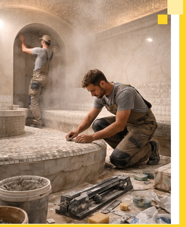 Профессиональный дизайн хамама и SPA под ключ в Мирном