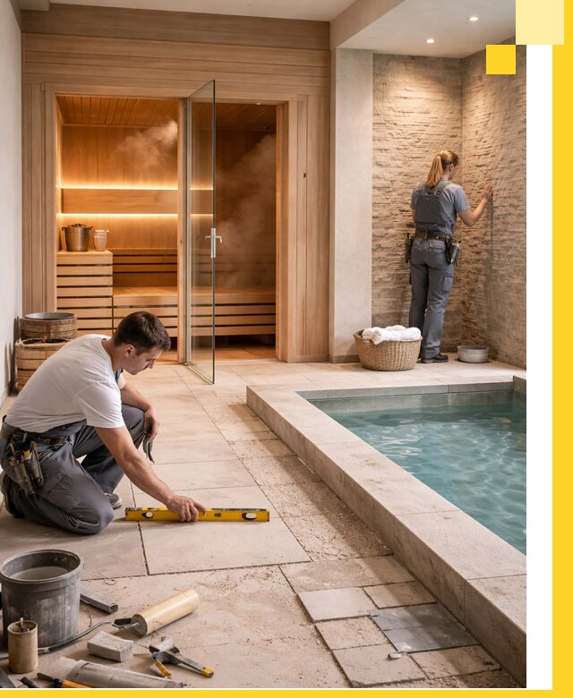 Комплексный дизайн и отделка интерьеров SPA под ключ в Мирном